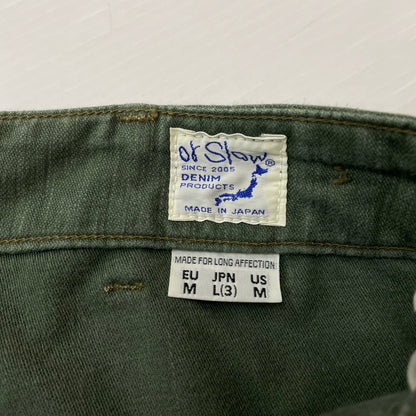 【中古品】【メンズ】 ORSLOW オアスロウ US ARMY FATIGUE PANTS アメリカ軍 ファティーグ パンツ ボトムス ベイカーパンツ 151-260623-yo-12-tei サイズ：L カラー：グリーン 万代Net店