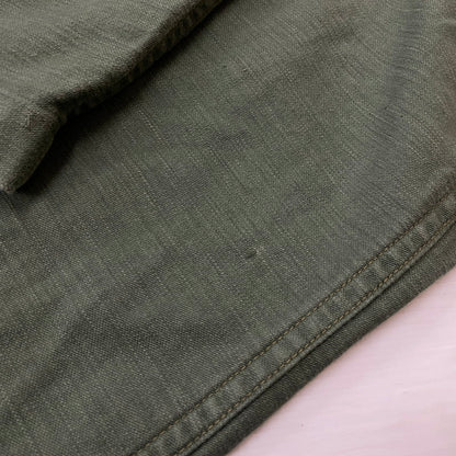 【中古品】【メンズ】 ORSLOW オアスロウ US ARMY FATIGUE PANTS アメリカ軍 ファティーグ パンツ ボトムス ベイカーパンツ 151-260623-yo-12-tei サイズ：L カラー：グリーン 万代Net店