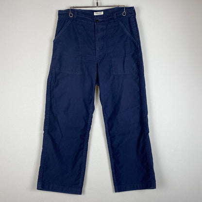 【中古品】【メンズ】 DOUBLE WORKS ダブルワークス BAKER PANTS REG5247360 ベイカーパンツ ボトムス 156-260622-ss-08-tei サイズ：32 カラー：ネイビー 万代Net店