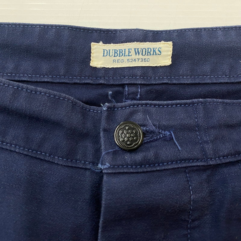 【中古品】【メンズ】 DOUBLE WORKS ダブルワークス BAKER PANTS REG5247360 ベイカーパンツ ボトムス 156-260622-ss-08-tei サイズ：32 カラー：ネイビー 万代Net店