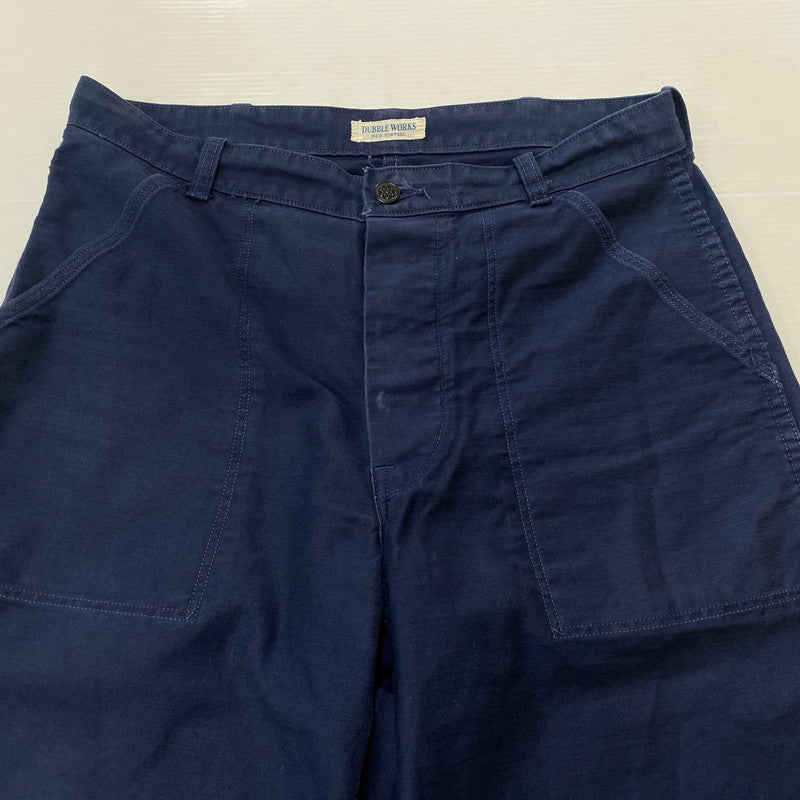 【中古品】【メンズ】 DOUBLE WORKS ダブルワークス BAKER PANTS REG5247360 ベイカーパンツ ボトムス 156-260622-ss-08-tei サイズ：32 カラー：ネイビー 万代Net店
