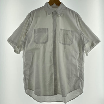 【現状渡し品】【メンズ】 THE NORTH FACE ザ ノース フェイス NT3208N PURPLE LABEL COTTPN POLESTER OX H S SHIRT パープル ラベル コットン ポレスター オックス ハーフ スリーブ シャツ 半袖 トップス 144-260804-sa-14-tei サイズ：S カラー：ホワイト 万代Net店