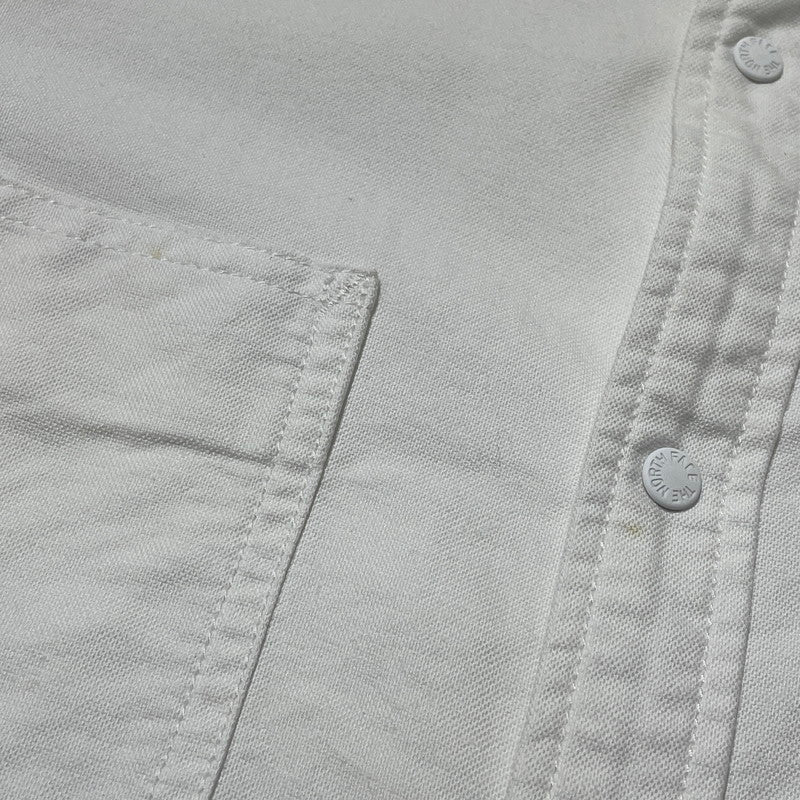 【現状渡し品】【メンズ】 THE NORTH FACE ザ ノース フェイス NT3208N PURPLE LABEL COTTPN POLESTER OX H S SHIRT パープル ラベル コットン ポレスター オックス ハーフ スリーブ シャツ 半袖 トップス 144-260804-sa-14-tei サイズ：S カラー：ホワイト 万代Net店