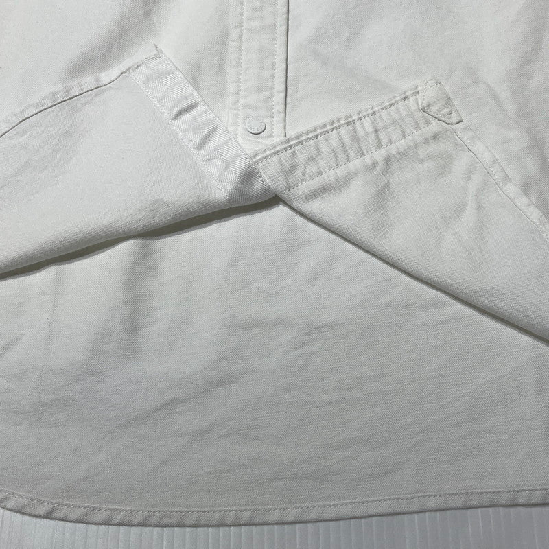 【現状渡し品】【メンズ】 THE NORTH FACE ザ ノース フェイス NT3208N PURPLE LABEL COTTPN POLESTER OX H S SHIRT パープル ラベル コットン ポレスター オックス ハーフ スリーブ シャツ 半袖 トップス 144-260804-sa-14-tei サイズ：S カラー：ホワイト 万代Net店