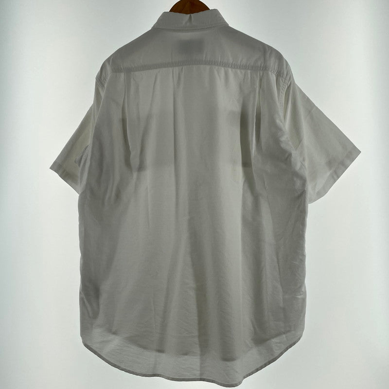 【現状渡し品】【メンズ】 THE NORTH FACE ザ ノース フェイス NT3208N PURPLE LABEL COTTPN POLESTER OX H S SHIRT パープル ラベル コットン ポレスター オックス ハーフ スリーブ シャツ 半袖 トップス 144-260804-sa-14-tei サイズ：S カラー：ホワイト 万代Net店
