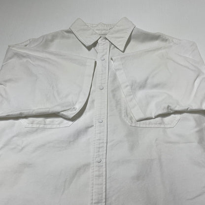 【現状渡し品】【メンズ】 THE NORTH FACE ザ ノース フェイス NT3208N PURPLE LABEL COTTPN POLESTER OX H S SHIRT パープル ラベル コットン ポレスター オックス ハーフ スリーブ シャツ 半袖 トップス 144-260804-sa-14-tei サイズ：S カラー：ホワイト 万代Net店