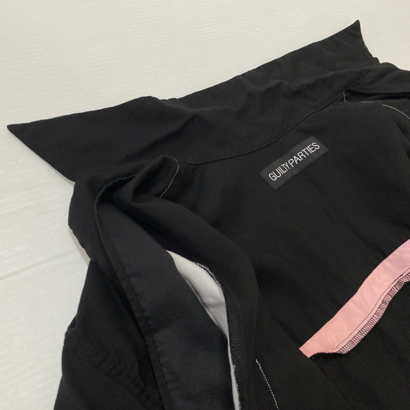 【中古品】【メンズ】 WACKO MARIA ワコマリア 24AW L/S SWITCHING SHIRT TYPE3 ロングスリーブ スイッチング シャツ タイプ3 長袖トップス 140-260622-ss-03-tei サイズ：M カラー：ブラック 万代Net店