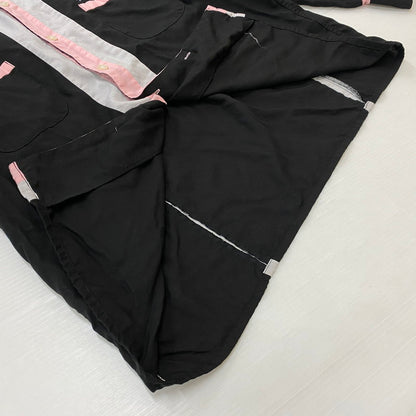 【中古品】【メンズ】 WACKO MARIA ワコマリア 24AW L/S SWITCHING SHIRT TYPE3 ロングスリーブ スイッチング シャツ タイプ3 長袖トップス 140-260622-ss-03-tei サイズ：M カラー：ブラック 万代Net店