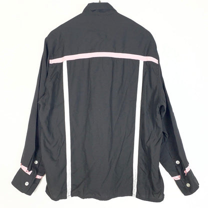 【中古品】【メンズ】 WACKO MARIA ワコマリア 24AW L/S SWITCHING SHIRT TYPE3 ロングスリーブ スイッチング シャツ タイプ3 長袖トップス 140-260622-ss-03-tei サイズ：M カラー：ブラック 万代Net店