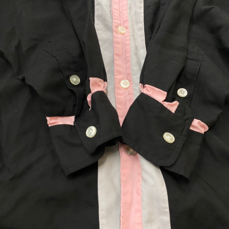 【中古品】【メンズ】 WACKO MARIA ワコマリア 24AW L/S SWITCHING SHIRT TYPE3 ロングスリーブ スイッチング シャツ タイプ3 長袖トップス 140-260622-ss-03-tei サイズ：M カラー：ブラック 万代Net店