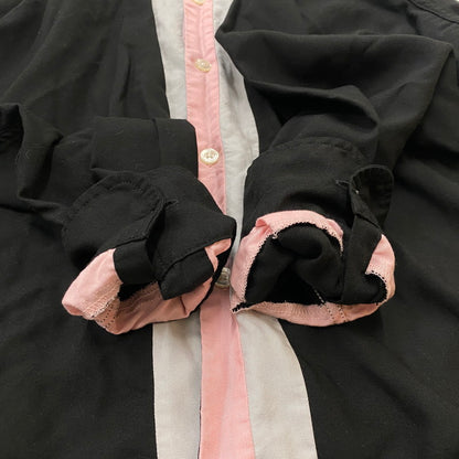【中古品】【メンズ】 WACKO MARIA ワコマリア 24AW L/S SWITCHING SHIRT TYPE3 ロングスリーブ スイッチング シャツ タイプ3 長袖トップス 140-260622-ss-03-tei サイズ：M カラー：ブラック 万代Net店