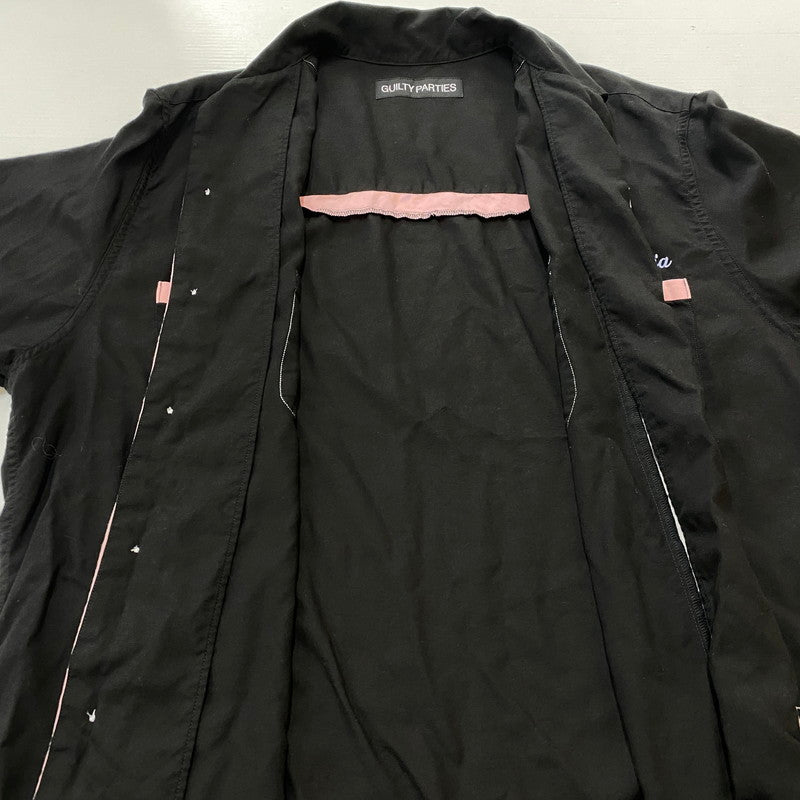 【中古品】【メンズ】 WACKO MARIA ワコマリア 24AW L/S SWITCHING SHIRT TYPE3 ロングスリーブ スイッチング シャツ タイプ3 長袖トップス 140-260622-ss-03-tei サイズ：M カラー：ブラック 万代Net店