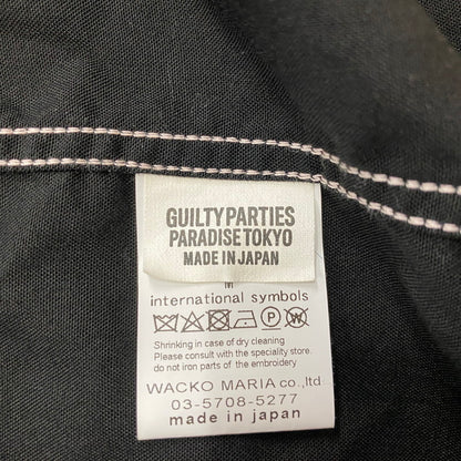 【中古品】【メンズ】 WACKO MARIA ワコマリア 24AW L/S SWITCHING SHIRT TYPE3 ロングスリーブ スイッチング シャツ タイプ3 長袖トップス 140-260622-ss-03-tei サイズ：M カラー：ブラック 万代Net店