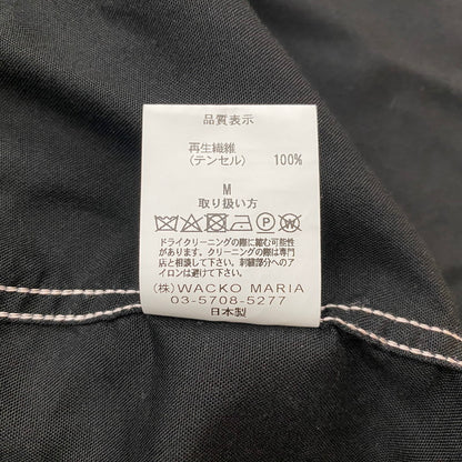 【中古品】【メンズ】 WACKO MARIA ワコマリア 24AW L/S SWITCHING SHIRT TYPE3 ロングスリーブ スイッチング シャツ タイプ3 長袖トップス 140-260622-ss-03-tei サイズ：M カラー：ブラック 万代Net店