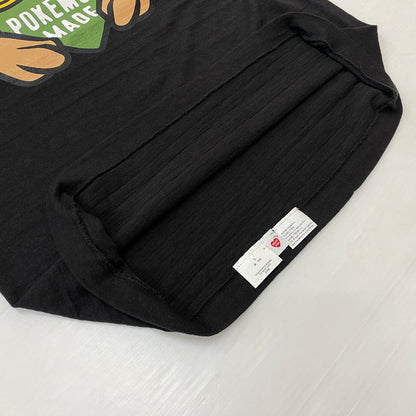 【中古品】【メンズ】 HUMANMADE ヒューマンメイド × Pokémon ポケモン 別注コラボ KAMONEGI S/S TEE カモネギ ショートスリーブ Tシャツ 半袖トップス 142-260622-ss-01-tei サイズ：S カラー：ブラック 万代Net店