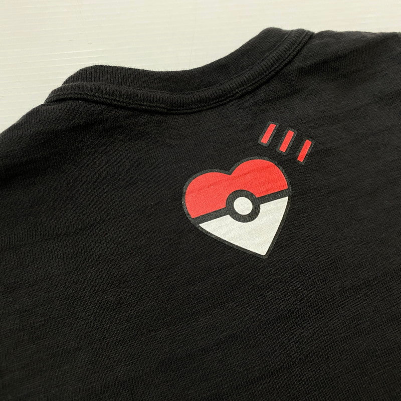 【中古品】【メンズ】 HUMANMADE ヒューマンメイド × Pokémon ポケモン 別注コラボ KAMONEGI S/S TEE カモネギ ショートスリーブ Tシャツ 半袖トップス 142-260622-ss-01-tei サイズ：S カラー：ブラック 万代Net店
