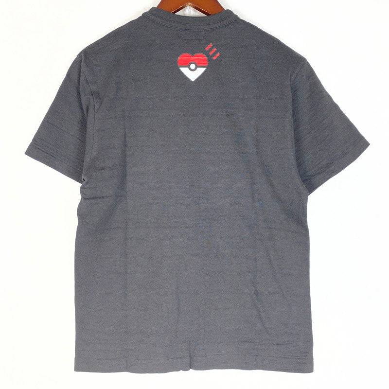 【中古品】【メンズ】 HUMANMADE ヒューマンメイド × Pokémon ポケモン 別注コラボ KAMONEGI S/S TEE カモネギ ショートスリーブ Tシャツ 半袖トップス 142-260622-ss-01-tei サイズ：S カラー：ブラック 万代Net店