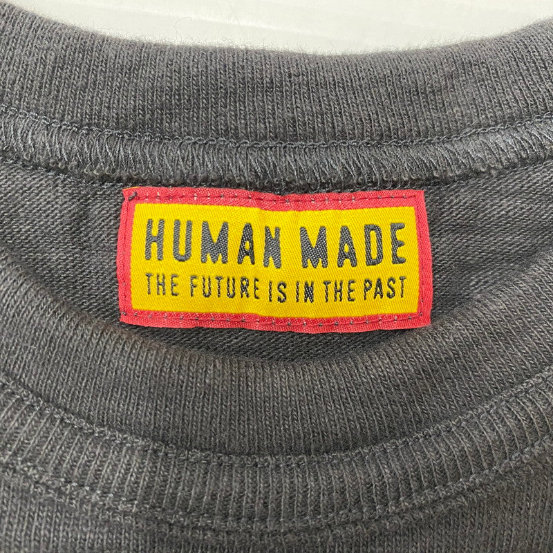 【中古品】【メンズ】 HUMANMADE ヒューマンメイド × Pokémon ポケモン 別注コラボ KAMONEGI S/S TEE カモネギ ショートスリーブ Tシャツ 半袖トップス 142-260622-ss-01-tei サイズ：S カラー：ブラック 万代Net店