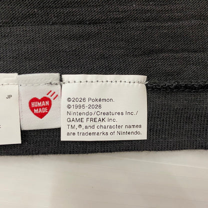 【中古品】【メンズ】 HUMANMADE ヒューマンメイド × Pokémon ポケモン 別注コラボ KAMONEGI S/S TEE カモネギ ショートスリーブ Tシャツ 半袖トップス 142-260622-ss-01-tei サイズ：S カラー：ブラック 万代Net店