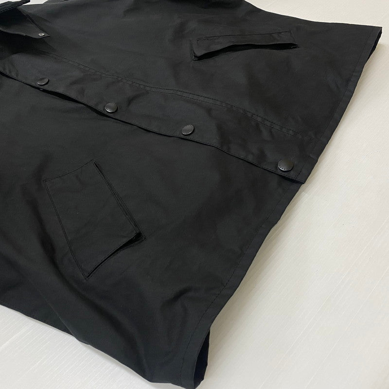 【中古品】【メンズ】 BARBOUR バブアー TRANSPORT WAX SHORT SHIRT 252MWX1678 トランスポート ワックスショートジャケット アウター ジャケット 144-260622-ss-06-tei サイズ：40 カラー：ブラック 万代Net店