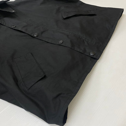 【中古品】【メンズ】 BARBOUR バブアー TRANSPORT WAX SHORT SHIRT 252MWX1678 トランスポート ワックスショートジャケット アウター ジャケット 144-260622-ss-06-tei サイズ：40 カラー：ブラック 万代Net店