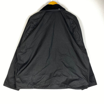 【中古品】【メンズ】 BARBOUR バブアー TRANSPORT WAX SHORT SHIRT 252MWX1678 トランスポート ワックスショートジャケット アウター ジャケット 144-260622-ss-06-tei サイズ：40 カラー：ブラック 万代Net店