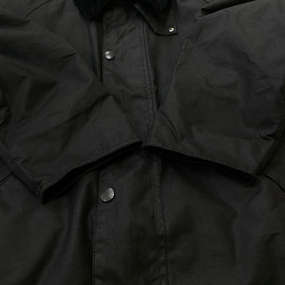 【中古品】【メンズ】 BARBOUR バブアー TRANSPORT WAX SHORT SHIRT 252MWX1678 トランスポート ワックスショートジャケット アウター ジャケット 144-260622-ss-06-tei サイズ：40 カラー：ブラック 万代Net店