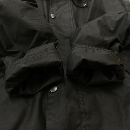 【中古品】【メンズ】 BARBOUR バブアー TRANSPORT WAX SHORT SHIRT 252MWX1678 トランスポート ワックスショートジャケット アウター ジャケット 144-260622-ss-06-tei サイズ：40 カラー：ブラック 万代Net店
