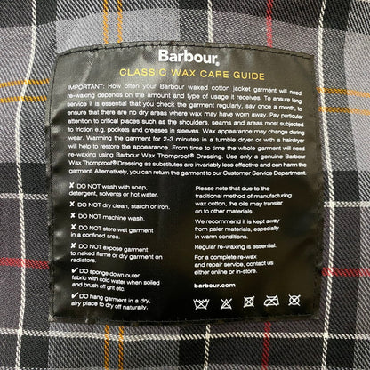 【中古品】【メンズ】 BARBOUR バブアー TRANSPORT WAX SHORT SHIRT 252MWX1678 トランスポート ワックスショートジャケット アウター ジャケット 144-260622-ss-06-tei サイズ：40 カラー：ブラック 万代Net店