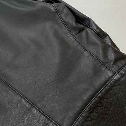 【中古品】【メンズ】 MAISON MARIGIELA メゾン マルジェラ S50SM0257 SX9007 LEATHER DOUBLE レザーライダース ジャケット アウター 牛革 八の字 141-620618-sa-02-tei サイズ：44 カラー：ブラック 万代Net店