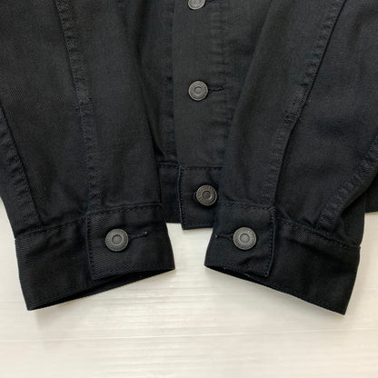 【中古品】【メンズ】 Levi's リーバイス DENIM TRUCKER JACKET デニム トラッカー ジャケット ライトアウター Gジャン ボタン裏 刻印3269 145-260619-ko-04-tei サイズ：M カラー：ブラック 万代Net店