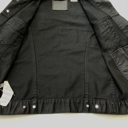 【中古品】【メンズ】 Levi's リーバイス DENIM TRUCKER JACKET デニム トラッカー ジャケット ライトアウター Gジャン ボタン裏 刻印3269 145-260619-ko-04-tei サイズ：M カラー：ブラック 万代Net店