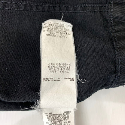 【中古品】【メンズ】 Levi's リーバイス DENIM TRUCKER JACKET デニム トラッカー ジャケット ライトアウター Gジャン ボタン裏 刻印3269 145-260619-ko-04-tei サイズ：M カラー：ブラック 万代Net店