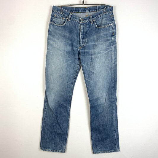【中古品】【メンズ】 HELMUT LANG ヘルムートラング DENIM PANTS デニムパンツ ボトムス ジーンズ 152-260619-ko-11-tei サイズ：31 カラー：インディゴ 万代Net店