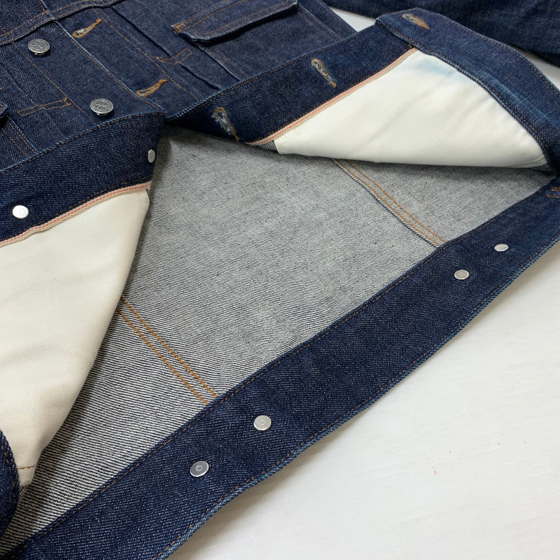【中古品】【メンズ】 A.P.C. アーペーセー 2ND TYPE DENIM JACKET セカンド タイプ デニムジャケット ライトアウター Gジャン 141-260619-ko-03-tei サイズ：XXS カラー：インディゴ 万代Net店