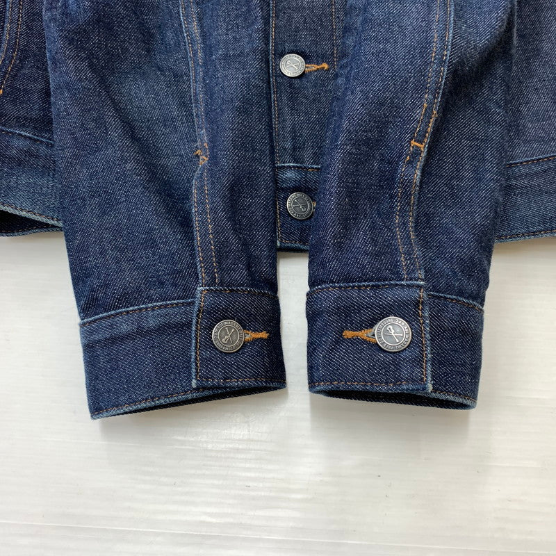 【中古品】【メンズ】 A.P.C. アーペーセー 2ND TYPE DENIM JACKET セカンド タイプ デニムジャケット ライトアウター Gジャン 141-260619-ko-03-tei サイズ：XXS カラー：インディゴ 万代Net店