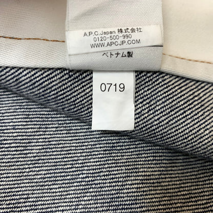 【中古品】【メンズ】 A.P.C. アーペーセー 2ND TYPE DENIM JACKET セカンド タイプ デニムジャケット ライトアウター Gジャン 141-260619-ko-03-tei サイズ：XXS カラー：インディゴ 万代Net店