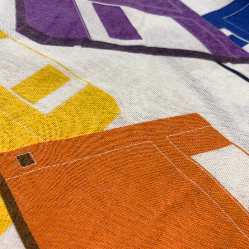 【現状渡し品】【メンズ】 ONEITA オニータ WORDPERFECT L/S TEE ワンダーパーフェクト ロングスリーブ Tシャツ 長袖 トップス 145-260619-ko-13-tei サイズ：XL カラー：ホワイト 万代Net店