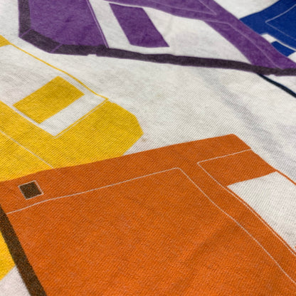 【現状渡し品】【メンズ】 ONEITA オニータ WORDPERFECT L/S TEE ワンダーパーフェクト ロングスリーブ Tシャツ 長袖 トップス 145-260619-ko-13-tei サイズ：XL カラー：ホワイト 万代Net店