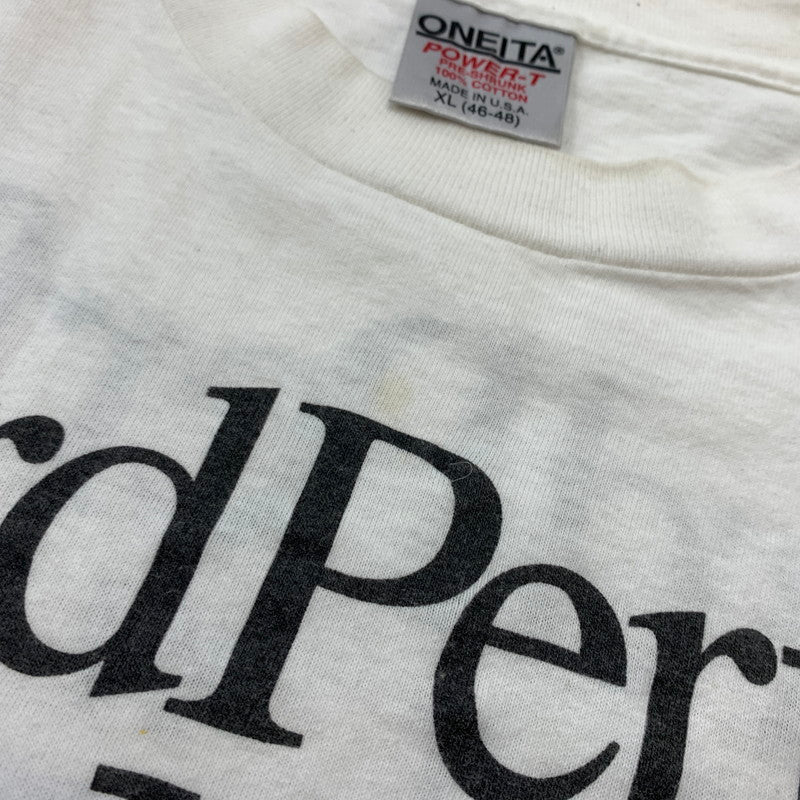 【現状渡し品】【メンズ】 ONEITA オニータ WORDPERFECT L/S TEE ワンダーパーフェクト ロングスリーブ Tシャツ 長袖 トップス 145-260619-ko-13-tei サイズ：XL カラー：ホワイト 万代Net店