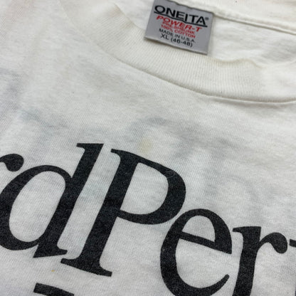 【現状渡し品】【メンズ】 ONEITA オニータ WORDPERFECT L/S TEE ワンダーパーフェクト ロングスリーブ Tシャツ 長袖 トップス 145-260619-ko-13-tei サイズ：XL カラー：ホワイト 万代Net店