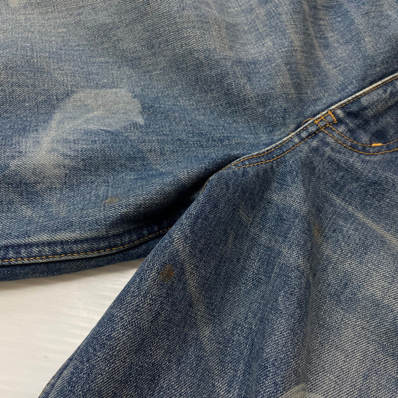 【中古品】【メンズ】 MASU エムユーセスユー FEATHER BAGGY JEANS MBFW-PTB224L ファザー バギー ジーンズ ボトムス ジーンズ 151-620618-sa-11-tei サイズ：48 カラー：インディゴ 万代Net店