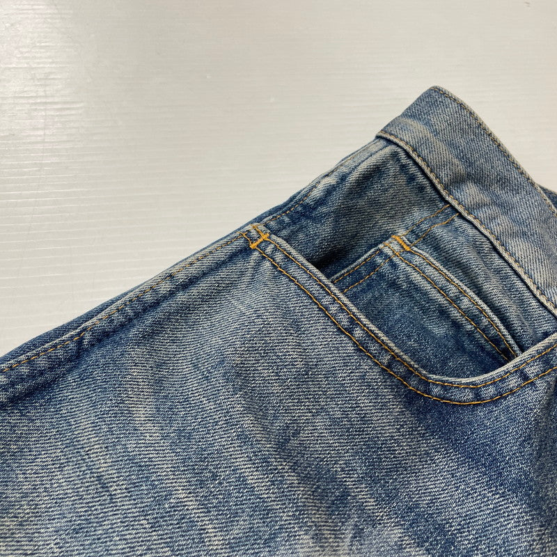 【中古品】【メンズ】 MASU エムユーセスユー FEATHER BAGGY JEANS MBFW-PTB224L ファザー バギー ジーンズ ボトムス ジーンズ 151-620618-sa-11-tei サイズ：48 カラー：インディゴ 万代Net店