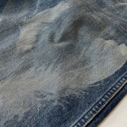 【中古品】【メンズ】 MASU エムユーセスユー FEATHER BAGGY JEANS MBFW-PTB224L ファザー バギー ジーンズ ボトムス ジーンズ 151-620618-sa-11-tei サイズ：48 カラー：インディゴ 万代Net店