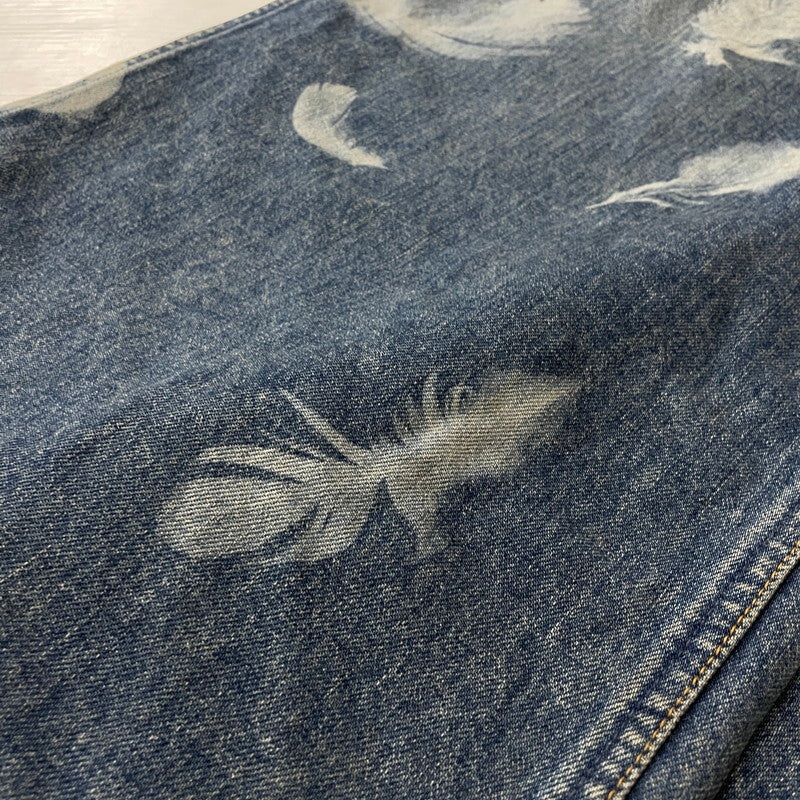 【中古品】【メンズ】 MASU エムユーセスユー FEATHER BAGGY JEANS MBFW-PTB224L ファザー バギー ジーンズ ボトムス ジーンズ 151-620618-sa-11-tei サイズ：48 カラー：インディゴ 万代Net店