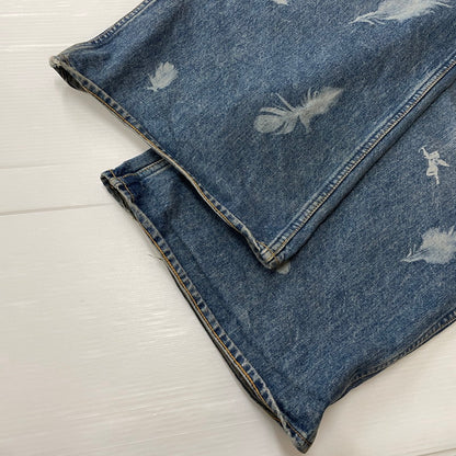 【中古品】【メンズ】 MASU エムユーセスユー FEATHER BAGGY JEANS MBFW-PTB224L ファザー バギー ジーンズ ボトムス ジーンズ 151-620618-sa-11-tei サイズ：48 カラー：インディゴ 万代Net店