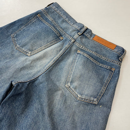 【中古品】【メンズ】 MASU エムユーセスユー FEATHER BAGGY JEANS MBFW-PTB224L ファザー バギー ジーンズ ボトムス ジーンズ 151-620618-sa-11-tei サイズ：48 カラー：インディゴ 万代Net店