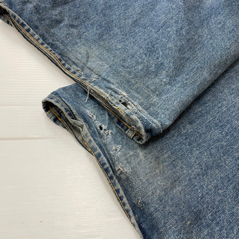 【中古品】【メンズ】 MASU エムユーセスユー FEATHER BAGGY JEANS MBFW-PTB224L ファザー バギー ジーンズ ボトムス ジーンズ 151-620618-sa-11-tei サイズ：48 カラー：インディゴ 万代Net店