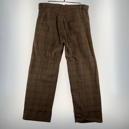 【現状渡し品】【メンズ】 STUSSY ステューシー COTTON PANT コットンパンツ ボトムス ワイドパンツ 153-260716-ko-15-tei サイズ：34 カラー：チェック 万代Net店