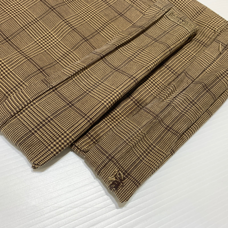 【現状渡し品】【メンズ】 STUSSY ステューシー COTTON PANT コットンパンツ ボトムス ワイドパンツ 153-260716-ko-15-tei サイズ：34 カラー：チェック 万代Net店